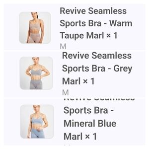 AYBL Revive Seamless Sports Bra Bundle